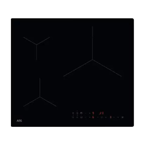 Placa de inducción AEG TN63IV00CB de 60 cm con 3 zonas y Hob2Hood