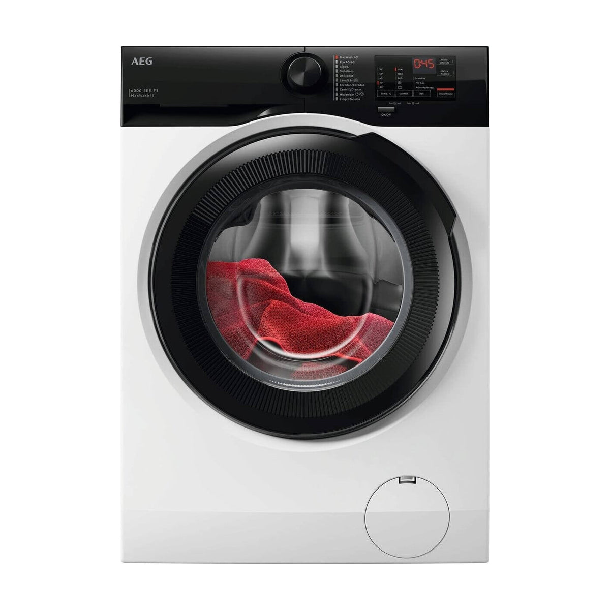 Lavadora AEG LFE6D84N4B de 8 kg y 1400 rpm