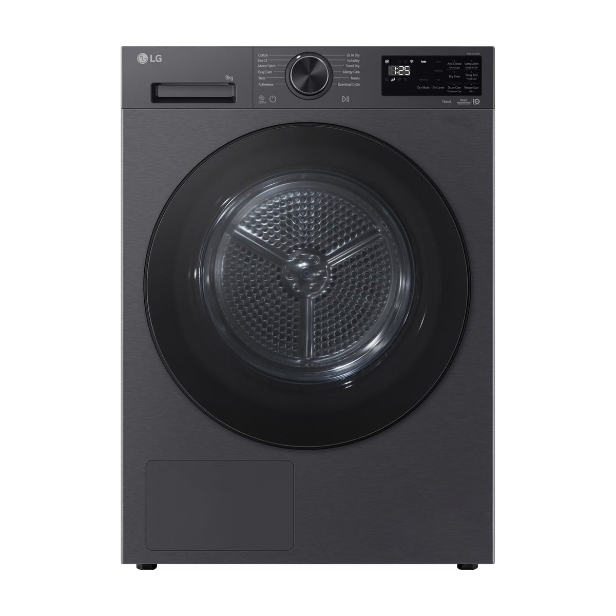 Secadora LG RHX5009TBB de 9 kg con bomba de calor y Wi-Fi