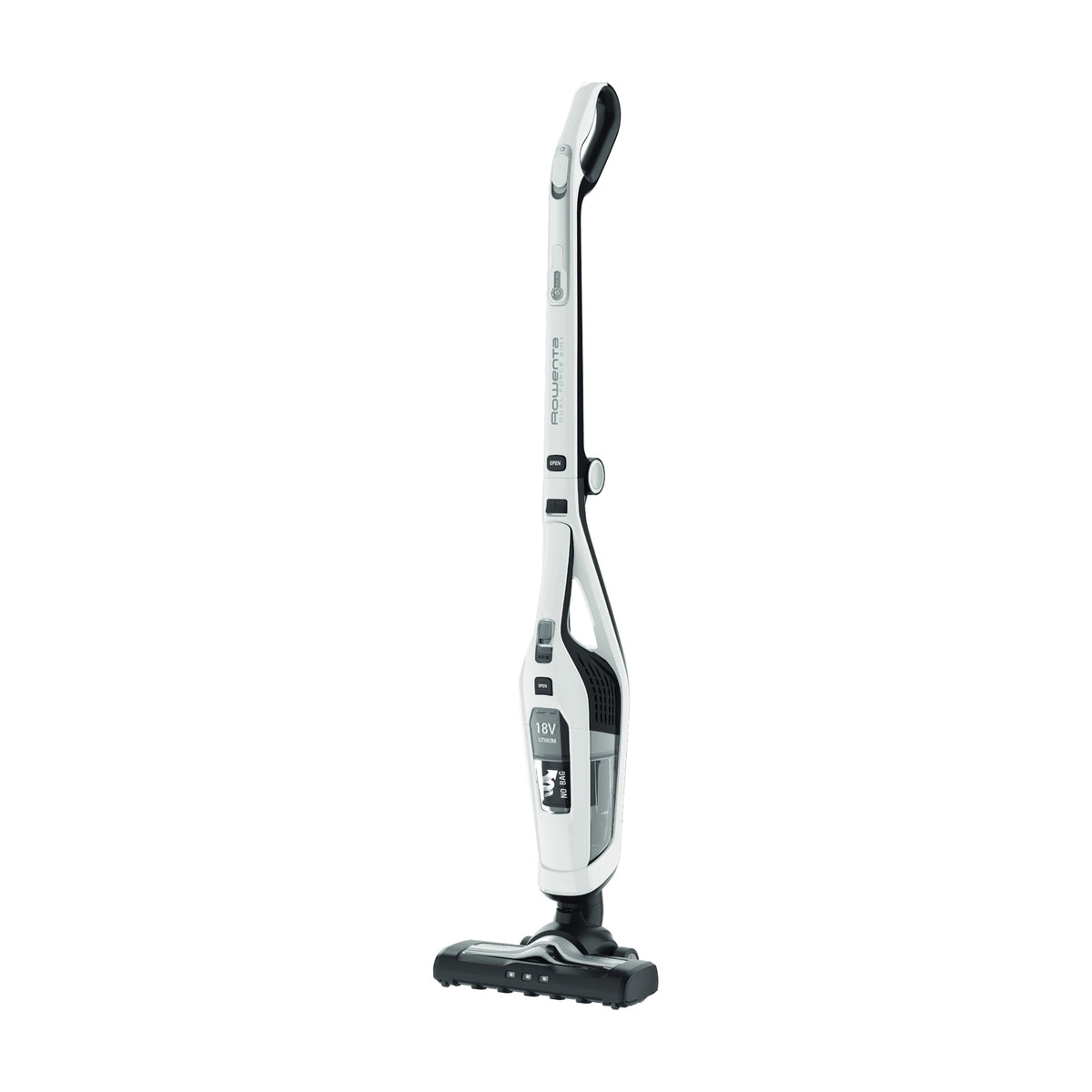 Aspirador escoba Rowenta Dual Force RH6737WH 2 en 1, sin cable y plegable