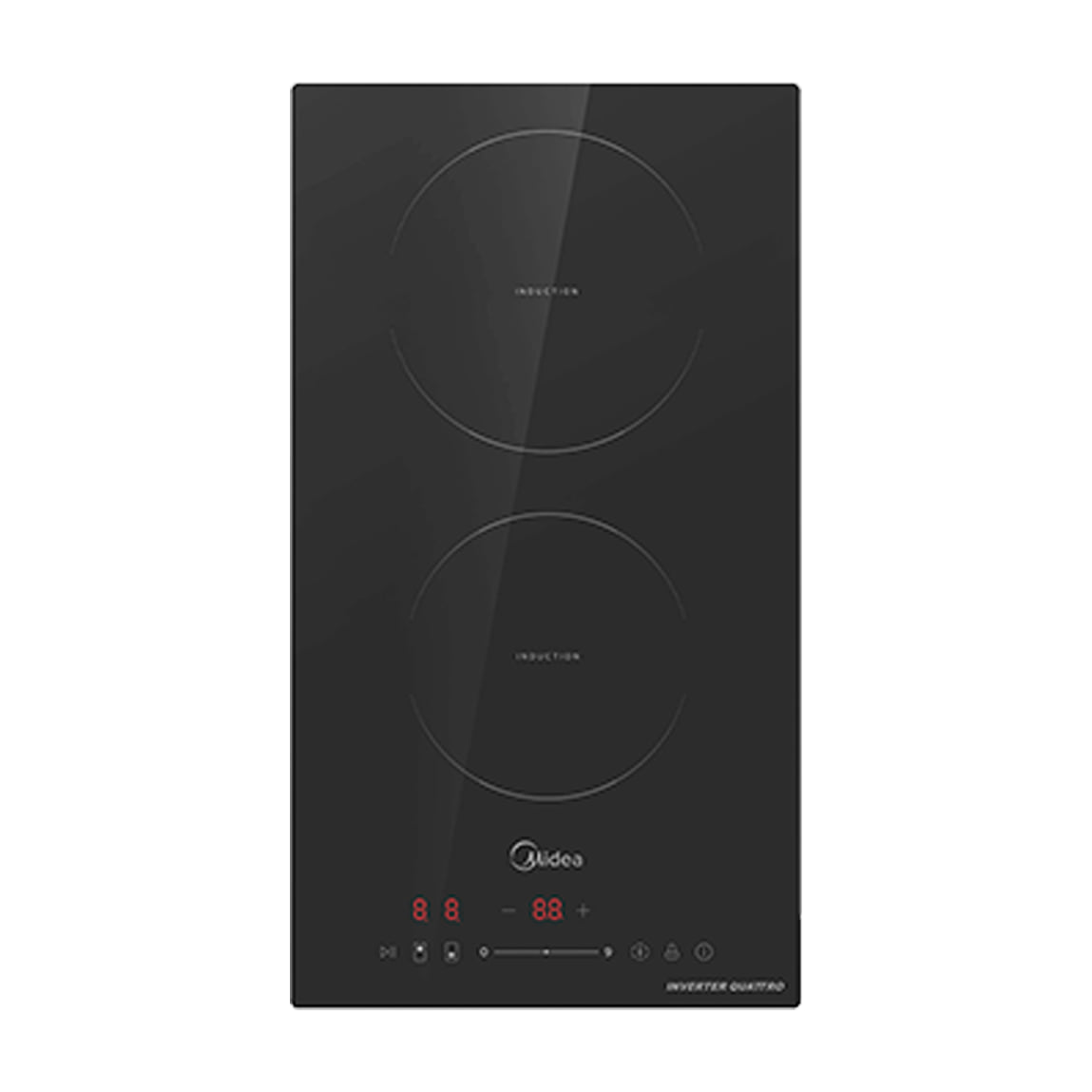 Placa de inducción Midea MIH350D157K0 de 2 zonas y 3500 W