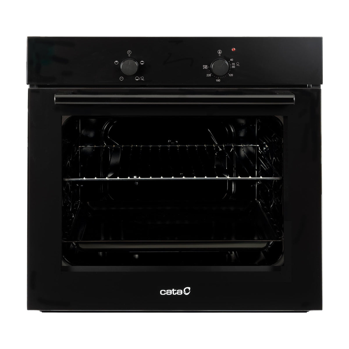 Horno convencional CATA SES 6004 BK, 62 l y limpieza AquaSmart