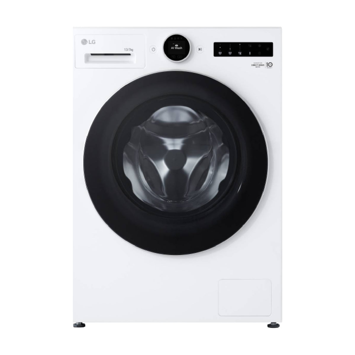 Lavasecadora LG W4X7537TLS de 13/7 kg con Wi-Fi y autodosificación