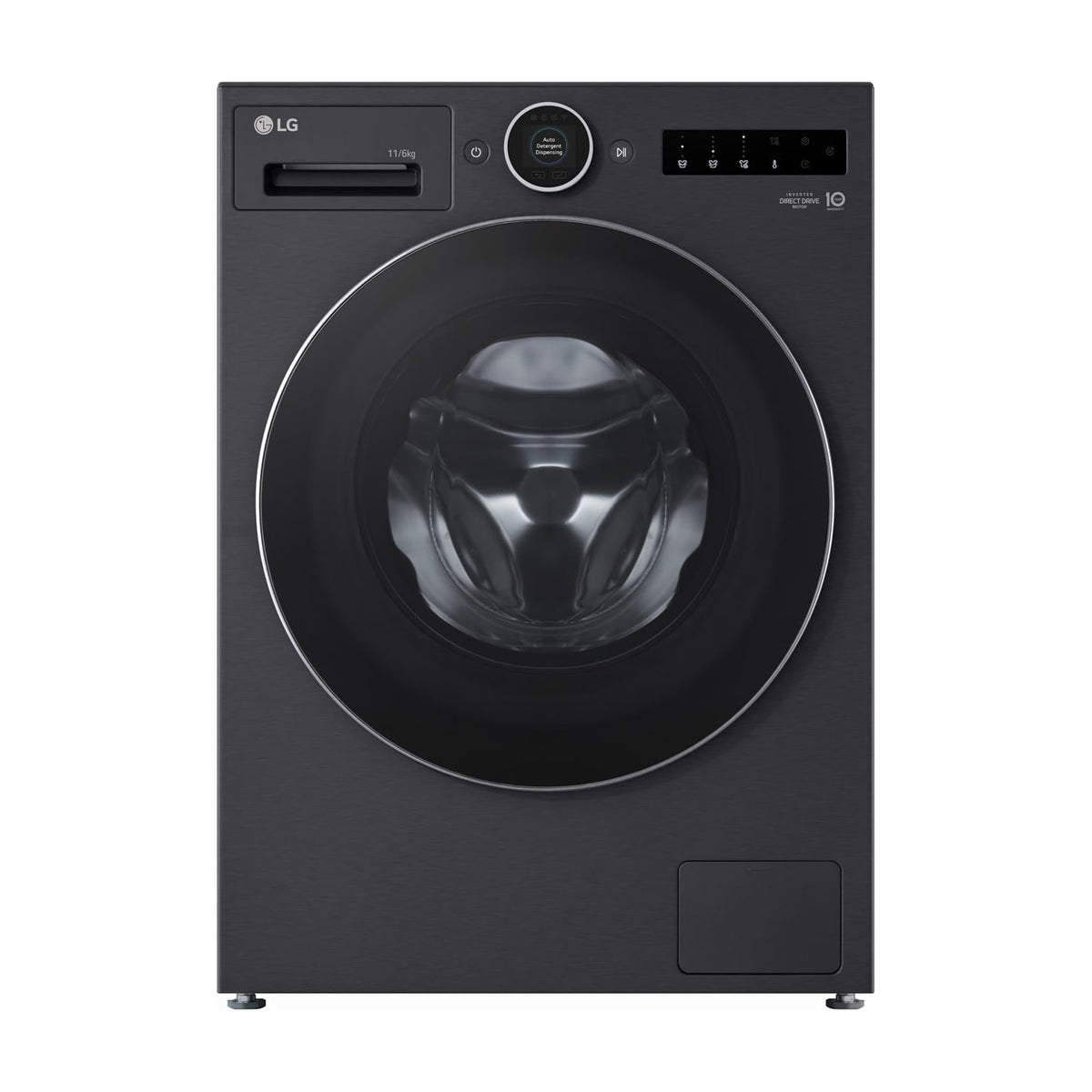 Lavasecadora LG WHX9516TBC de 11/6 kg con bomba de calor