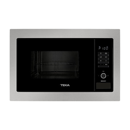 Microondas integrable con grill Teka MWE 255 FI BK-SS, 25 l y 900 W